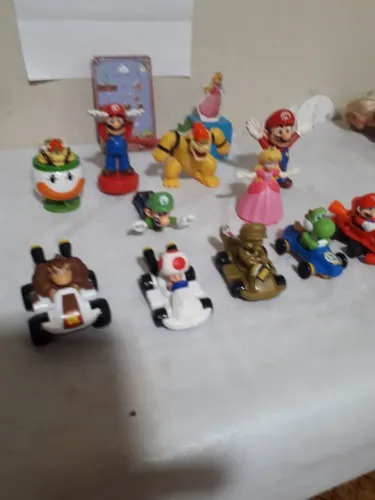 Super Mário, 13 Bonecos Do Mac Donalds Leia Descrição