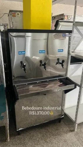 Bebedouro 3 torneiras inox