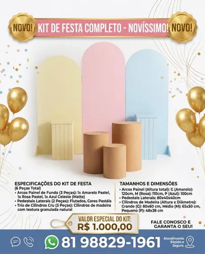 Móvel de Decoração de festa