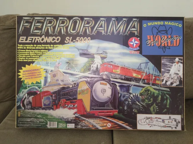 Ferrorama Beto Carrero caixa de papelão promoção