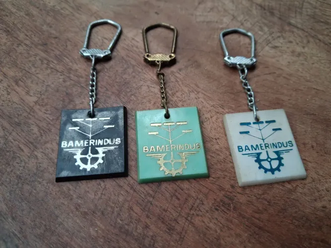 Banco Bamerindus chaveiro antigo anos 70