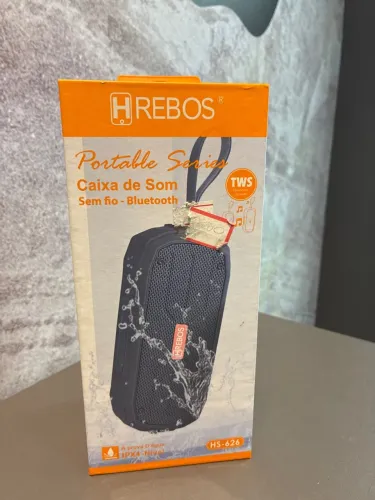 caixa de som sem fio Bluetooth portátil Hrebos HS-626