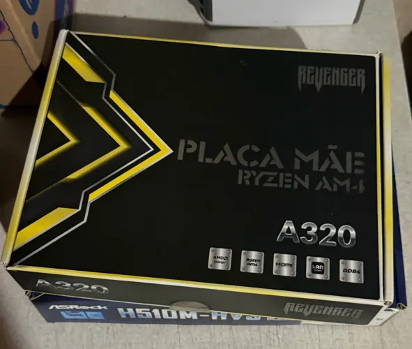Kit Ryzen 5 2600 placa mãe A320