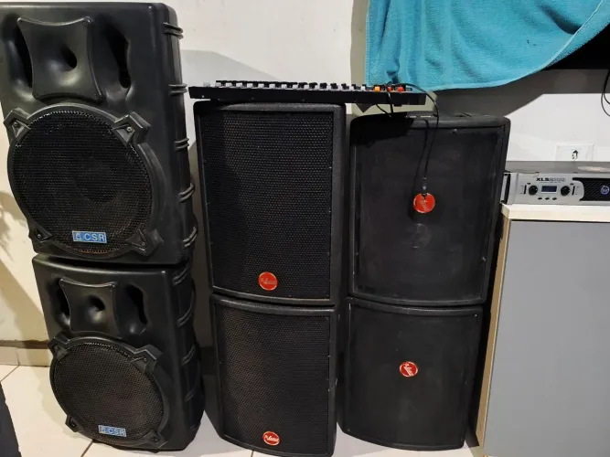 Vendo equipamento completo de som para igreja, eventos,  