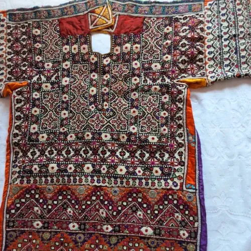 Vestido Tribal Vintage Raro Unico