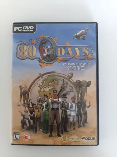 Jogo 80 Days PC - Baseado na Obra de Julio Verne - Mídia Física