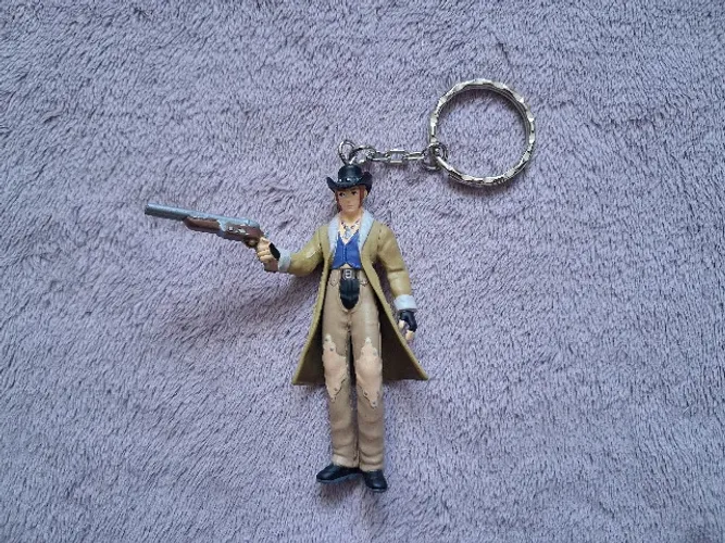 Chaveiro Miniatura Final Fantasy VIII do personagem Irvine Kinneas, original, Squaresoft,