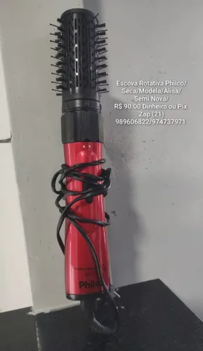 Escova Rotativa Philco Semi Nova/Testo Na Hora/