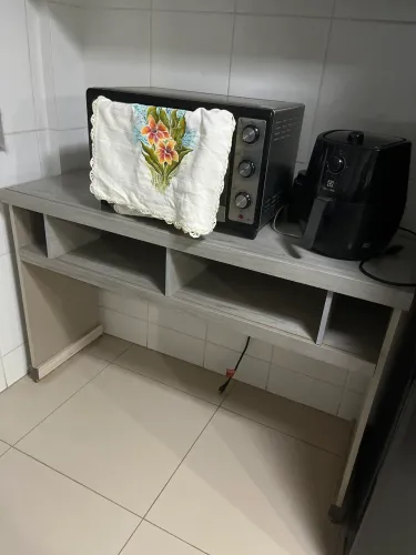 Balcão multiuso cinza