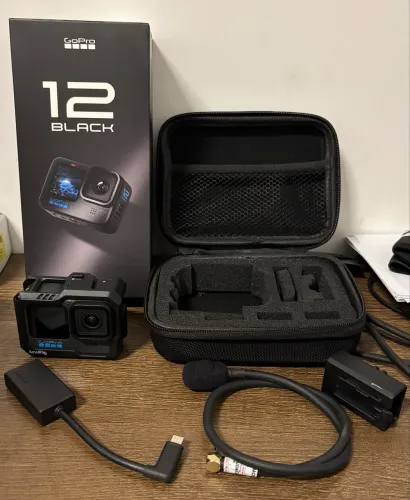 Gopro 12 com acessórios