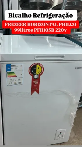 FREZEER HORIZONTAL PHILCO 99 LITROS PFH105B 220V