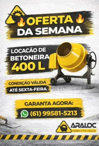 Locação de equipamentos