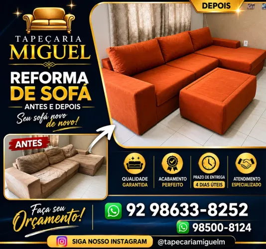 REFORMA SOFÁ - PAGUE NA ENTREGA 