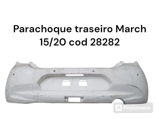 Parachoque traseira nissan march