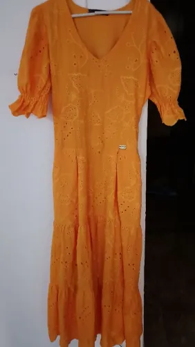 Vestido terra prometida Midi moda evangélica