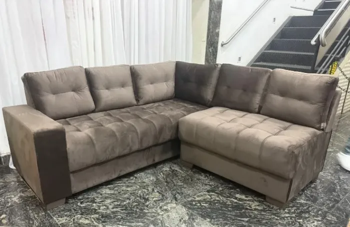 Sofá Canto Almofada Encosto Solta 2.00x1.80M. Produto Novo Direto de Fábrica P/Sua Casa.