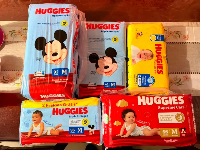 Fraldas M Huggies