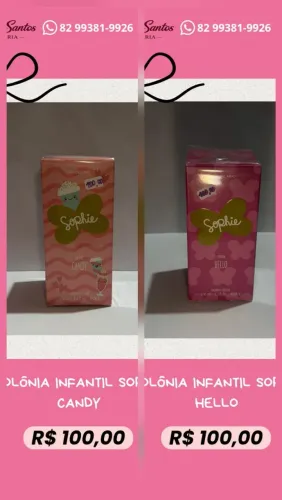 Perfumes Sophie Boticário 2 por 180 reais