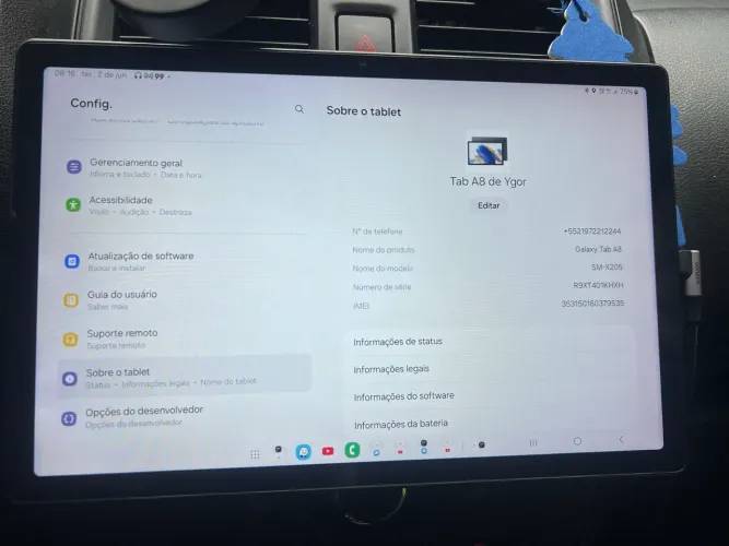 TABLET SAMSUNG A8 4G