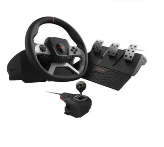 VOLANTE GAMER COM PEDAL E CAMBIO PCYES W270 PS4, XBOX ONE e SERIES e PC