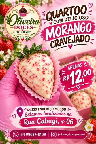 Morango cravejado