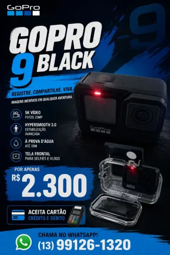 Vendo Gopro 09 ótimo estado