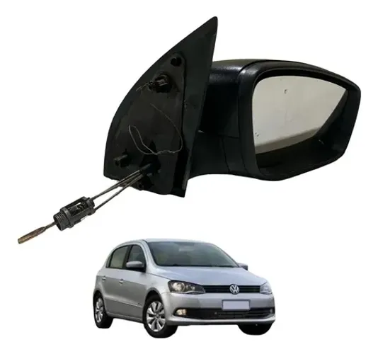 Retrovisor Direito Manual Volkswagen Gol G6 2013 A 2016