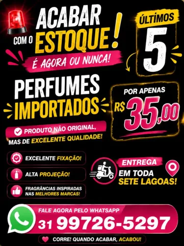 Perfumes importados 50ml
