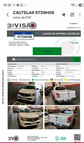 Mitsubishi L200 Triton Sport GLS 2.4 CD Diesel Aut. 2022