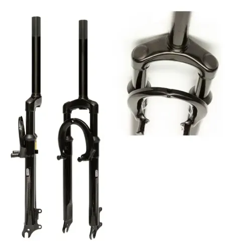 Garfo Suspensão Bike Aro 26 Paco Freio Disco/v-brake Rosca