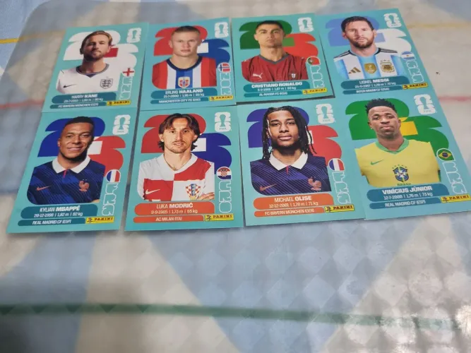 Figurinhas copa 2026, os craques....