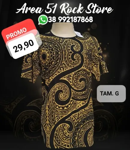 Camisa Indiana Tam G Últimas unidades