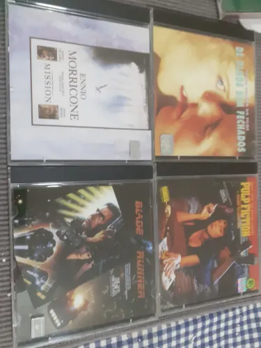 10 CDs Trilhas etc Pulp Fiction, Blade Rubber...
