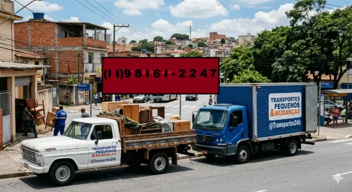 Transportes mudanças carretos e fretes pequenos