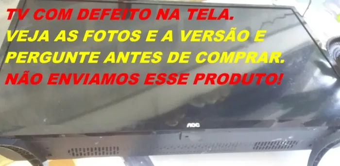TV AOC 32S5195 COM DEFEITO NA TELA.