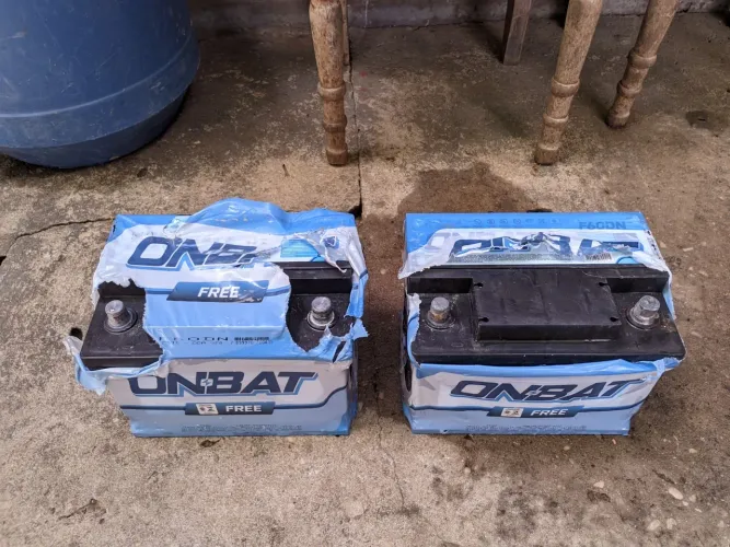 2 baterias Onbat 60 Ah