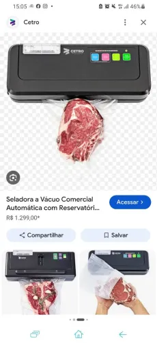 Seladora á vácuo Comercial Cetro