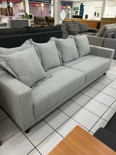 Sofá living em linho 2,40 premium