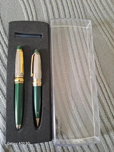 Conjunto canetas Pitt tinteiro e esferografica