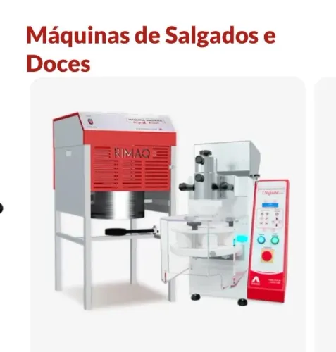 Máquina de salgados e masseira