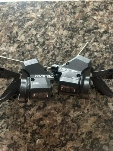 Alavanca de machar 3x9 shimano alivio e corrente e cassete shimano 9v
