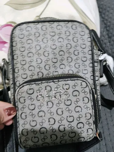 Bolsa Guess Transversal Cinza