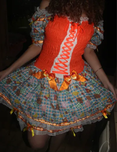 Vestido de quadrilha 