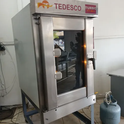 Forno turbo a gás 10 esteiras marca tedesco