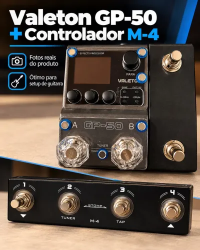 KIT VALETON GP50+ CONTROLADOR M-4