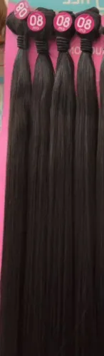 3 telas de cabelo humanas