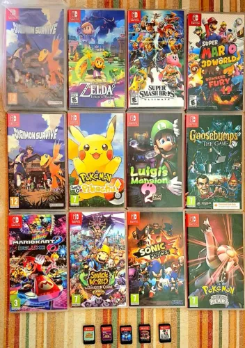 Lote de jogos nintendo Switch - Preços na descrição