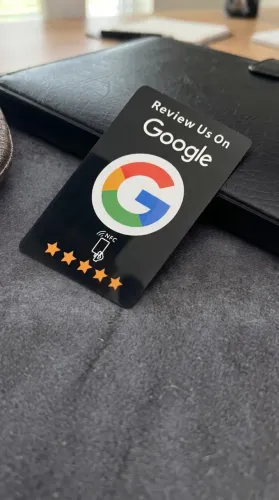 Cartão/Plaquinha NFC Avaliação Google Maps Empresas