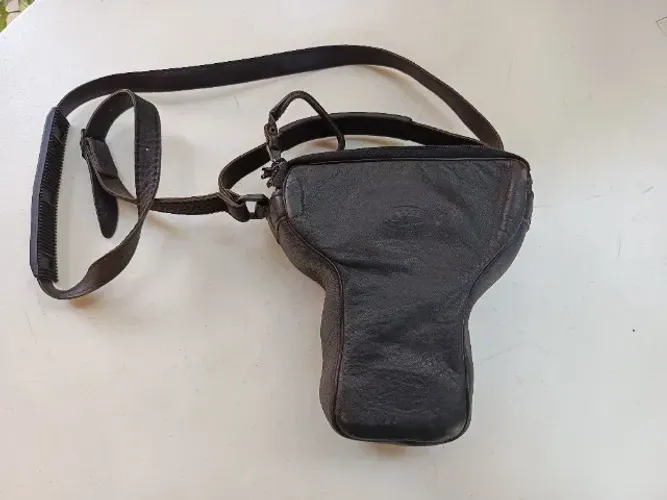 Case de Couro para Câmera Fotográfica - Estilo Vintage