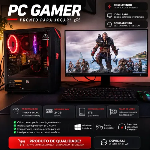 Vendo Pc gamer Completo! (ler descrição)